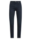 Zegna Jean Roccia En Coton Extensible Noir Délavé In Blue