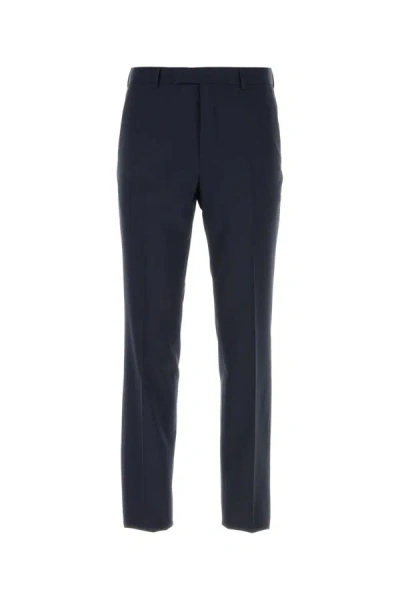 Zegna Slim-cut Tailored Trousers In Multicolor