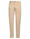 Zegna Man Pants Beige Size 35 Cotton, Elastane