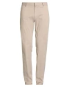 Zegna Man Pants Beige Size 38 Cotton, Elastane In Neutral
