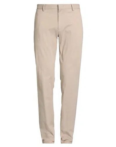 ZEGNA ZEGNA MAN PANTS BEIGE SIZE 36 COTTON, ELASTANE