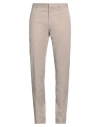 Zegna Man Pants Beige Size 38 Cotton, Elastane