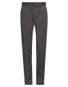 Zegna Man Pants Charcoal Size 38 Wool In Grey