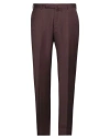 Zegna Cotton And Linen Pants Clothing In Purple