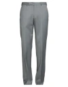 Zegna Man Pants Lead Size 34 Wool In Gray