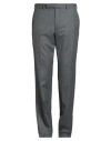 Zegna Man Pants Lead Size 34 Wool In Gray