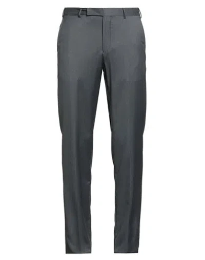 Zegna Man Pants Lead Size 34 Wool In Gray