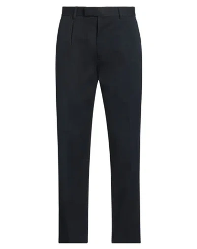 Zegna Man Pants Midnight Blue Size 32 Cotton, Wool In Blue