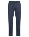 Zegna Man Pants Navy Size 36 Cotton, Elastane