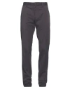 Zegna Man Pants Charcoal Size 32 Cotton, Elastane In Grey