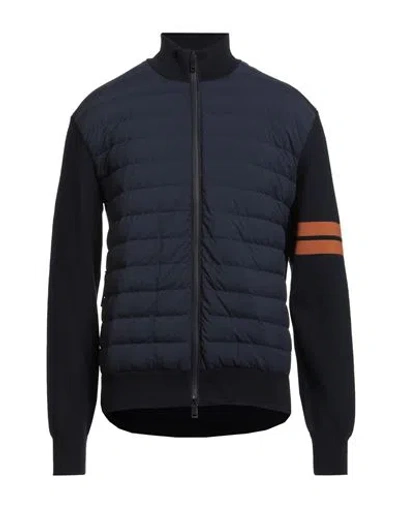 ZEGNA ZEGNA MAN PUFFER MIDNIGHT BLUE SIZE 40 WOOL, POLYAMIDE, ELASTANE