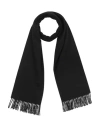 Zegna Man Scarf Black Size - Cashmere