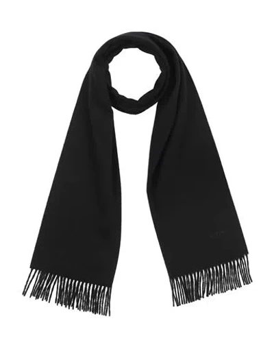 Zegna Man Scarf Black Size - Cashmere