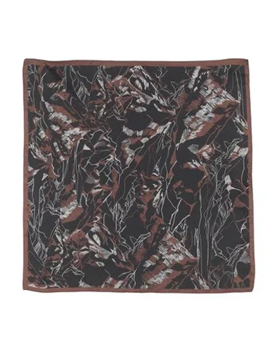 Zegna Man Scarf Black Size - Silk