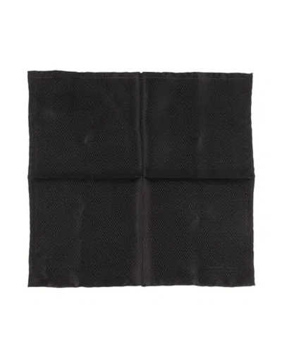 Zegna Man Scarf Black Size - Silk