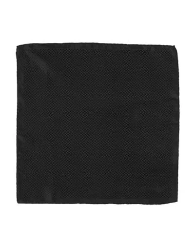 Zegna Man Scarf Black Size - Silk