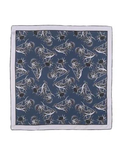 Zegna Man Scarf Blue Size - Silk