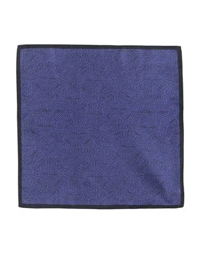 Zegna Man Scarf Blue Size - Silk