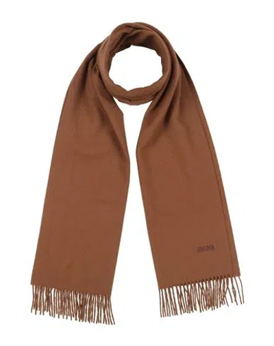 Zegna Man Scarf Brown Size - Cashmere