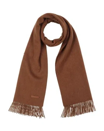 Zegna Man Scarf Brown Size - Cashmere