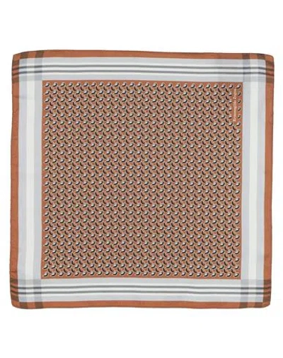 Zegna Man Scarf Brown Size - Silk