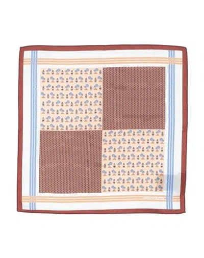 Zegna Man Scarf Brown Size - Silk