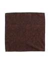 Zegna Man Scarf Brown Size - Silk In Brown