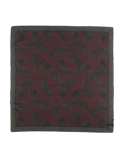 Zegna Man Scarf Dark Brown Size - Silk