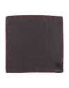 Zegna Man Scarf Dark Brown Size - Silk