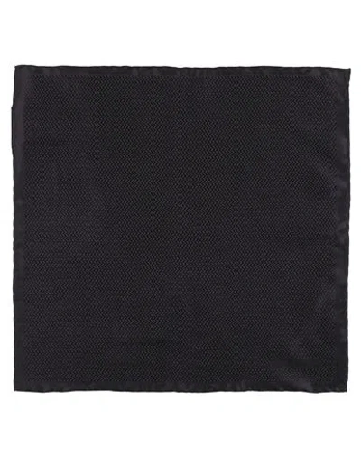 Zegna Man Scarf Dark Purple Size - Silk In Black