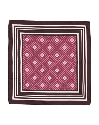 Zegna Man Scarf Garnet Size - Silk In Pink