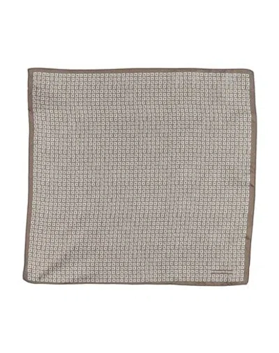 Zegna Man Scarf Khaki Size - Silk In Sand