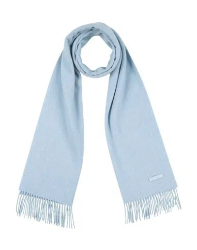 Zegna Man Scarf Light Blue Size - Cashmere