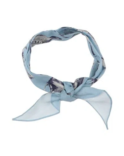 Zegna Man Scarf Light Blue Size - Linen