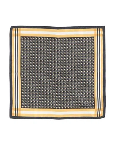 Zegna Man Scarf Midnight Blue Size - Silk