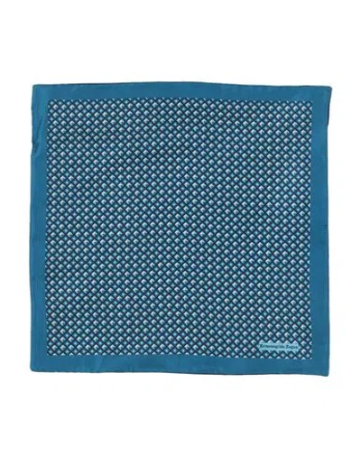 Zegna Man Scarf Navy Size - Silk
