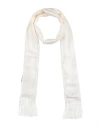 Zegna Man Scarf Off White Size - Silk In Off White
