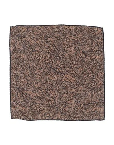 Zegna Man Scarf Sand Size - Silk In Beige