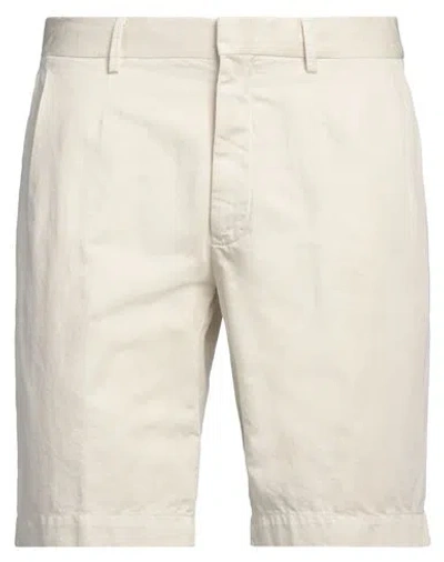 Zegna Man Shorts & Bermuda Shorts Cream Size 32 Cotton, Linen In White
