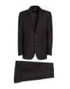 Zegna Man Suit Black Size 48 Wool In Black