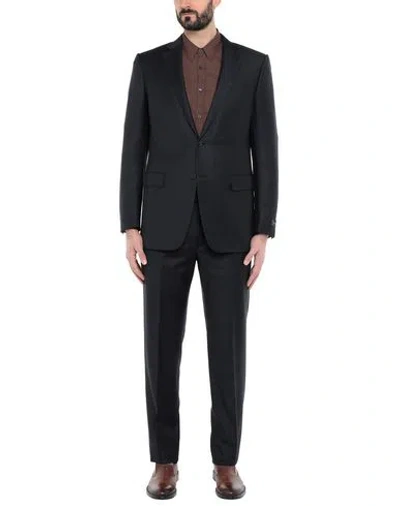 Zegna Man Suit Black Size 50 Wool