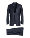 Zegna Man Suit Midnight Blue Size 40 Wool In Blue