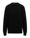 Zegna Man Sweater Black Size 46 Cashmere
