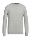 Zegna Man Sweater Light Grey Size 44 Cashmere