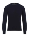 Zegna Man Sweater Midnight Blue Size 44 Cashmere