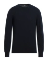 Zegna Man Sweater Midnight Blue Size 44 Cashmere In Blue