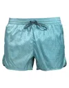 Zegna Swim Trunks In Blue