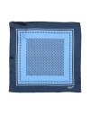 Zegna Man Scarf Navy Size - Silk In Blue