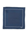 Zegna Man Scarf Navy Size - Silk In Blue
