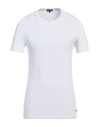 Zegna Man Undershirt White Size 3xl Cotton, Elastane